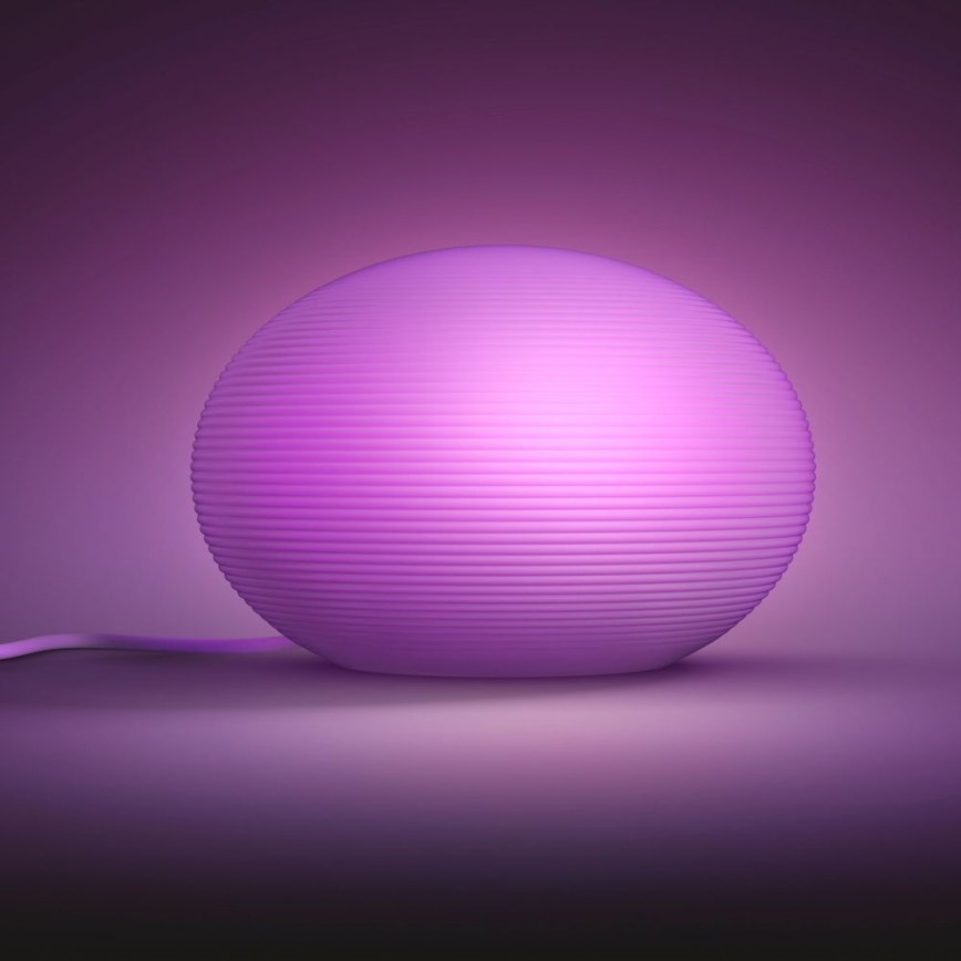 Philips - Светодиодная настольная RGB-лампа с регулированием яркости Hue FLOURISH White And Color Ambiance 1xE27/9,5W/230V