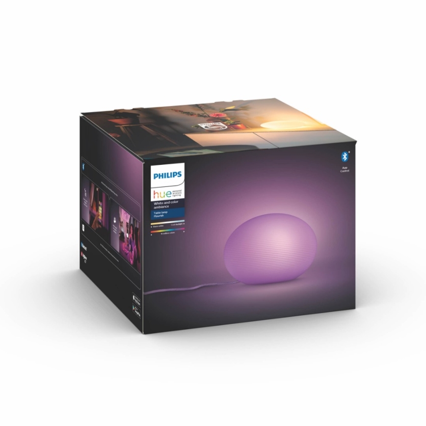 Philips - Светодиодная настольная RGB-лампа с регулированием яркости Hue FLOURISH White And Color Ambiance 1xE27/9,5W/230V