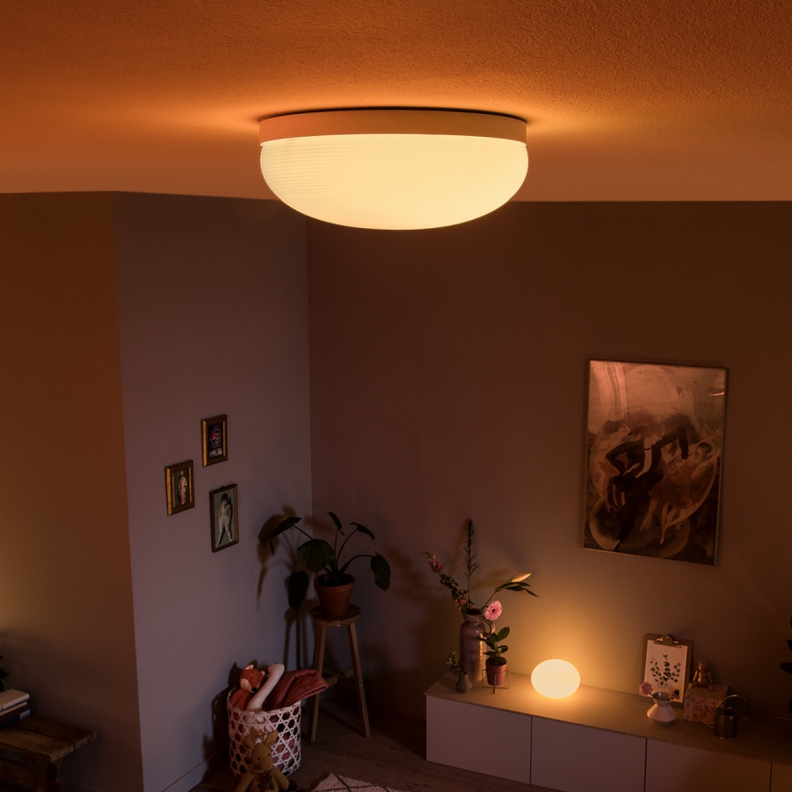 Philips - Стельовий RGBW-світильник з регулюванням яскравості Hue FLOURISH White And Color Ambiance LED/32W/230V