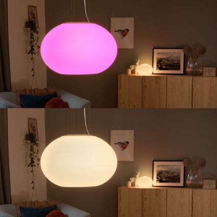 Philips - LED RGBW Підвісна люстра з регулюванням яскравості Hue FLOURISH LED/39W/230V