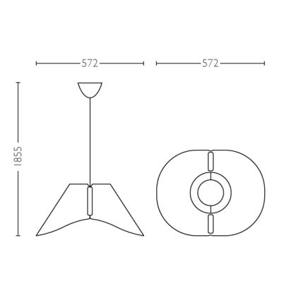 Philips - Підвісний стельовий світильник E27/60W/230V