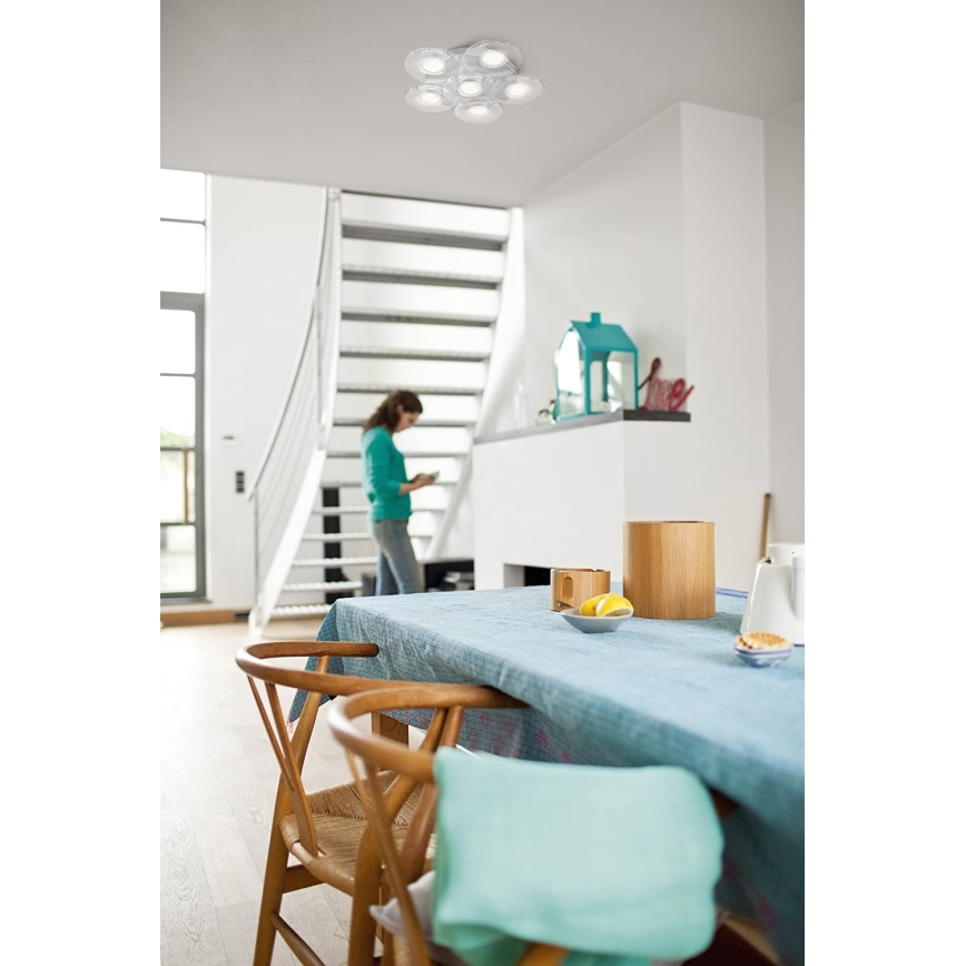 Philips 40970/48/16 - Світлодіодний стельовий світильник VAGA 6xHighPower LED/2,5W/230V