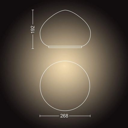Philips - LED Лампа з регульованою яскравістю Hue WELLNER 1xE27/8,5W/230V + ПУ