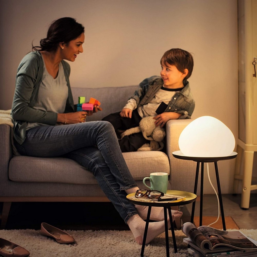 Philips - Светодиодная лампа с регулированием яркости Hue WELLNER 1xE27/8,5W/230V + дистанционное управление