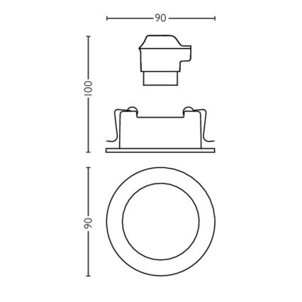 Philips 50181/87/PN - Подвесной светильник MYLIVING ENNEPER 1xGU10/5.5W/230V