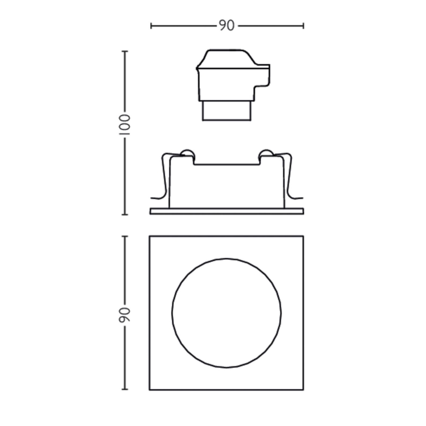 Philips 50191/87/PN - Подвесной светильник MYLIVING ENNEPER 1xGU10/5.5W/230V