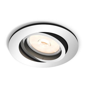 Philips 50391/11/PN - Вбудований світильник MYLIVING DONEGAL 1xGU10/5,5W/230V