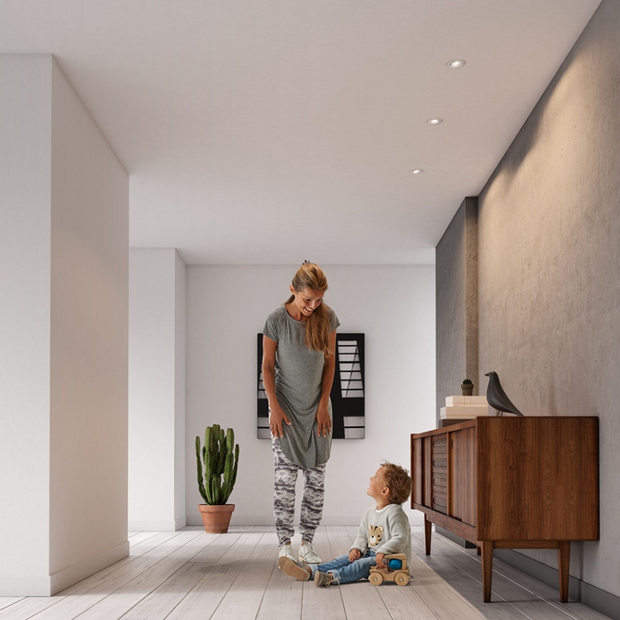 Philips 50393/31/PN - НАБІР 3x Вбудований світильник DONEGAL 3xGU10/5,5W/230V