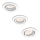Philips 50393/31/PN - КОМПЛЕКТ 3x встраиваемых светильника для подвесного потолка DONEGAL 3xGU10/5,5W/230V