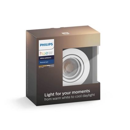 Philips - LED Світильник з регулятором яскравості Hue MILLISKIN 1xGU10/5,5W/230V