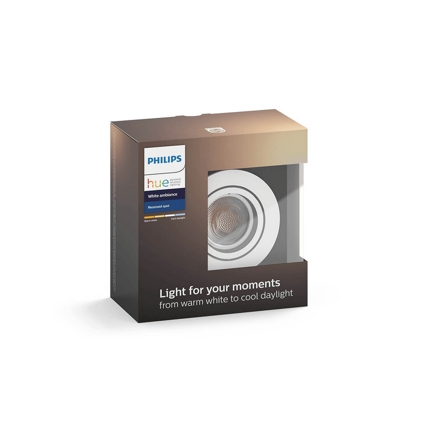 Philips - LED Світильник з регулятором яскравості Hue MILLISKIN 1xGU10/5,5W/230V