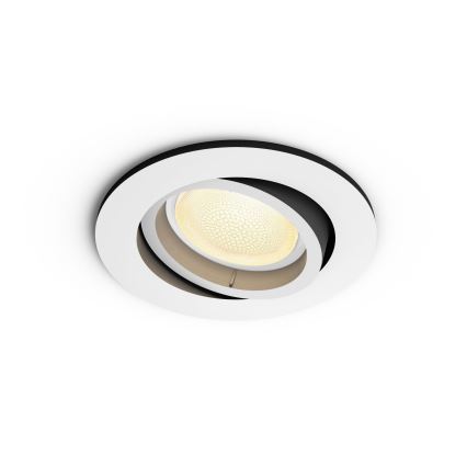 Philips - Светодиодный встроенный RGB-светильник HUE CENTURA 1xGU10/5,7W/230V