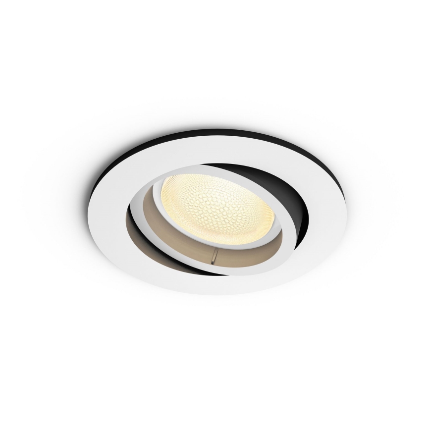 Philips - Светодиодный встроенный RGB-светильник HUE CENTURA 1xGU10/5,7W/230V