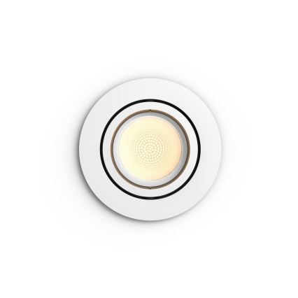 Philips - Светодиодный встроенный RGB-светильник HUE CENTURA 1xGU10/5,7W/230V