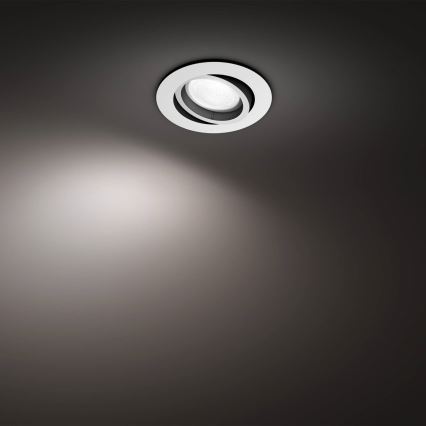Philips - Светодиодный встроенный RGB-светильник HUE CENTURA 1xGU10/5,7W/230V