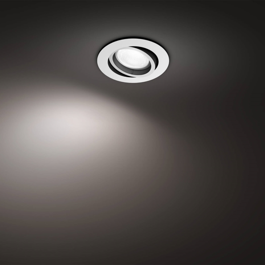 Philips - Светодиодный встроенный RGB-светильник HUE CENTURA 1xGU10/5,7W/230V