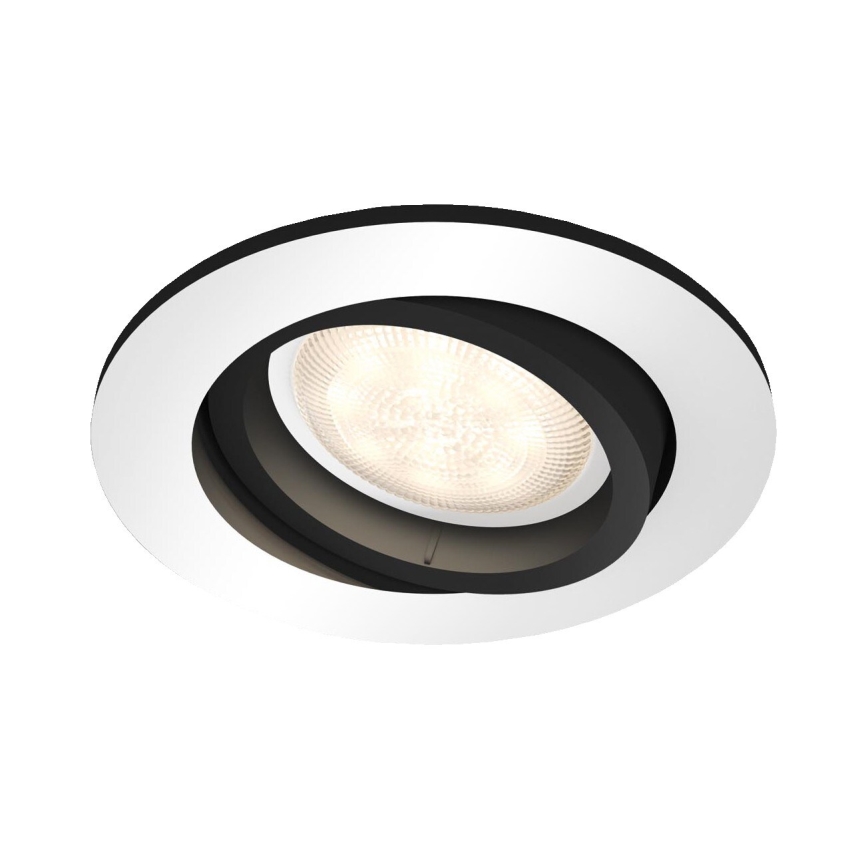 Philips - Светодиодный встроенный RGB-светильник Hue CENTURA 1xGU10/5,7W/230V