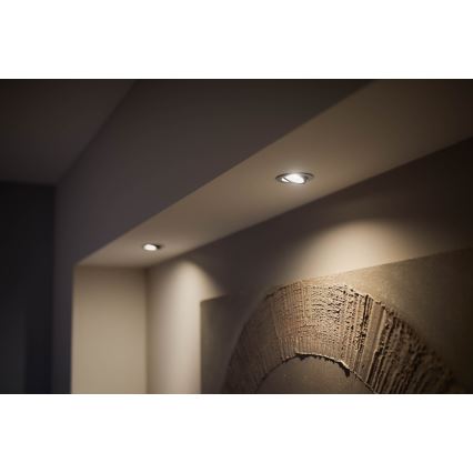 Philips - Светодиодный встроенный RGB-светильник Hue CENTURA 1xGU10/5,7W/230V