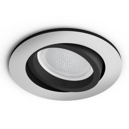 Philips - Светодиодный встроенный RGB-светильник Hue CENTURA 1xGU10/5,7W/230V