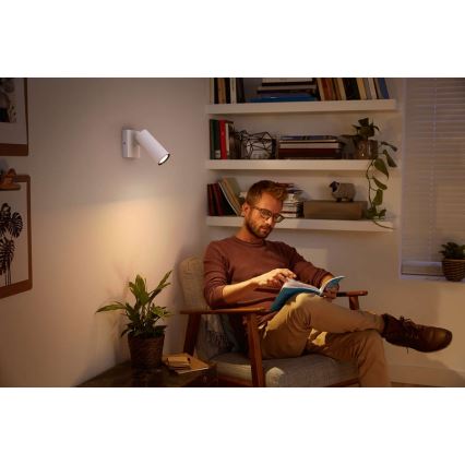 Philips - Точковий LED світильник з регулюванням яскравості Hue BURATTO 1xGU10/5,5W