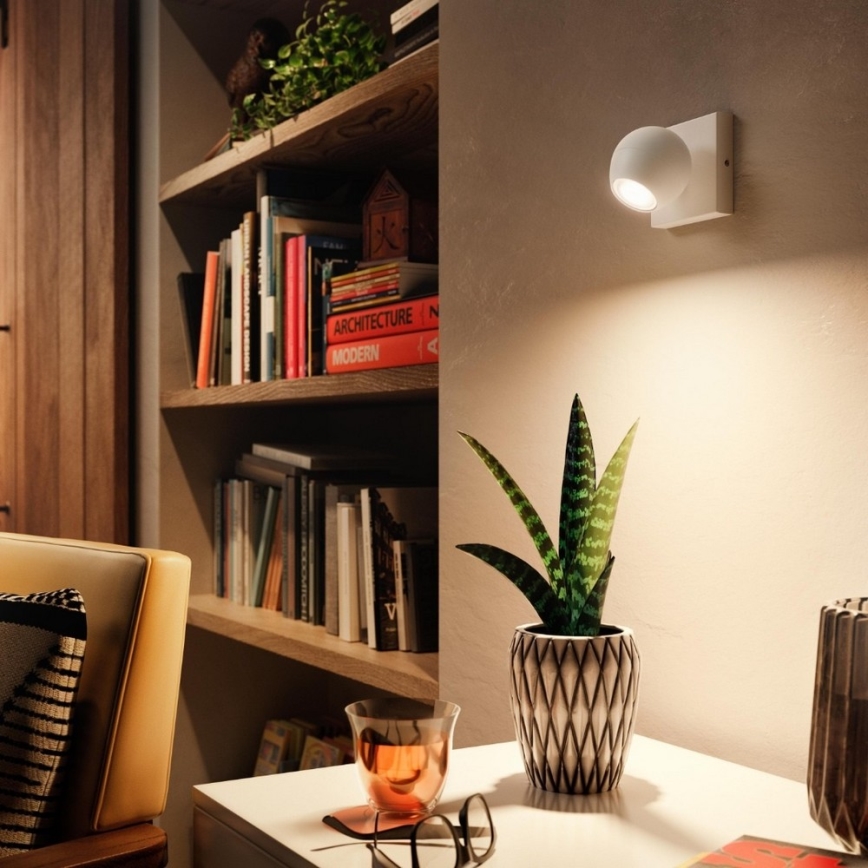 Philips - Светодиодный точечный светильник с регулированием яркости Hue BUCKRAM 1xGU10/5W/230V + дистанционное управление