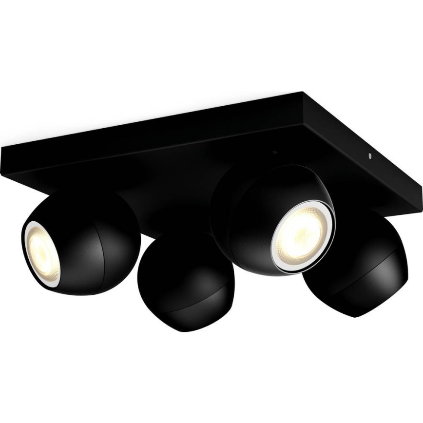 Philips - Світлодіодний точковий світильник з регульованою яскравістю Hue BUCKRAM 4xGU10/5W/230V