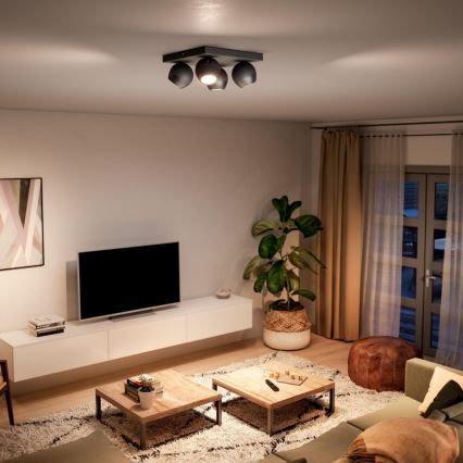 Philips - Світлодіодний точковий світильник з регульованою яскравістю Hue BUCKRAM 4xGU10/5W/230V