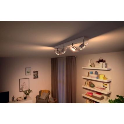 Philips 50484/17/PO - Точечный светодиодный светильник GOLYGON 4xLED/4,5W/230V