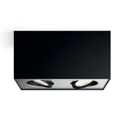 Philips - Точковий LED світильник з регулюванням яскравості 2xLED/4,5W/230V
