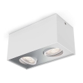 Philips 50492/31/P0 - Точковий LED світильник з регулюванням яскравості MYLIVING BOX 2xLED/4,5W/230V
