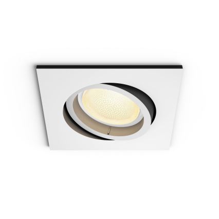 Philips - Светодиодный встроенный RGB-светильник с регулированием яркости Hue CENTURA 1xGU10/5,7W/230V