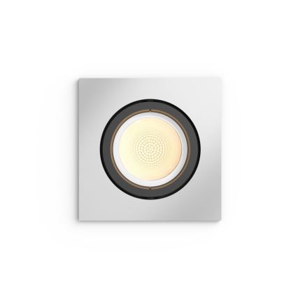 Philips - LED RGBW Стельовий вбудований світильник з регулюванням яскравості Hue CENTURA 1xGU10/5,7W/230V