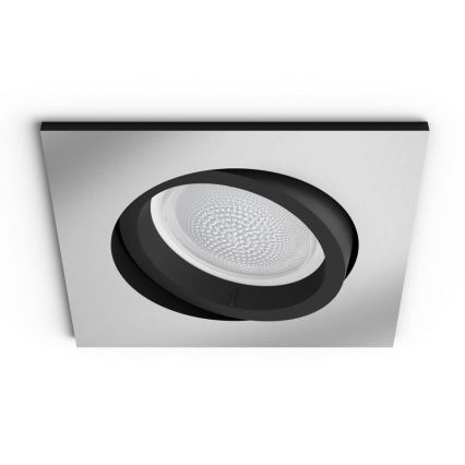 Philips - LED RGBW Стельовий вбудований світильник з регулюванням яскравості Hue CENTURA 1xGU10/5,7W/230V