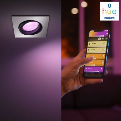Philips - Светодиодный встроенный RGB-светильник Hue CENTURA 1xGU10/5,7W/230V