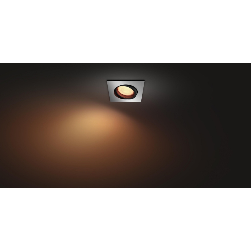 Philips - Светодиодный встроенный RGB-светильник Hue CENTURA 1xGU10/5,7W/230V