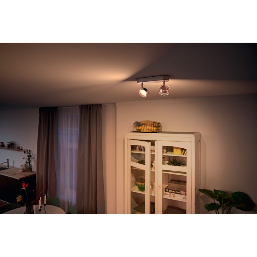 Philips - Светодиодный точечный светильник с регулированием яркости 2xLED/4,5W/230V