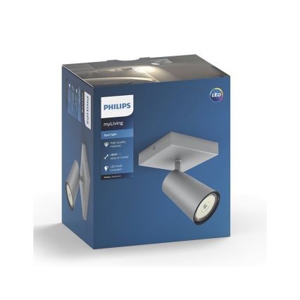 Philips - Точковий світильник 1xGU10/5,5W/230V