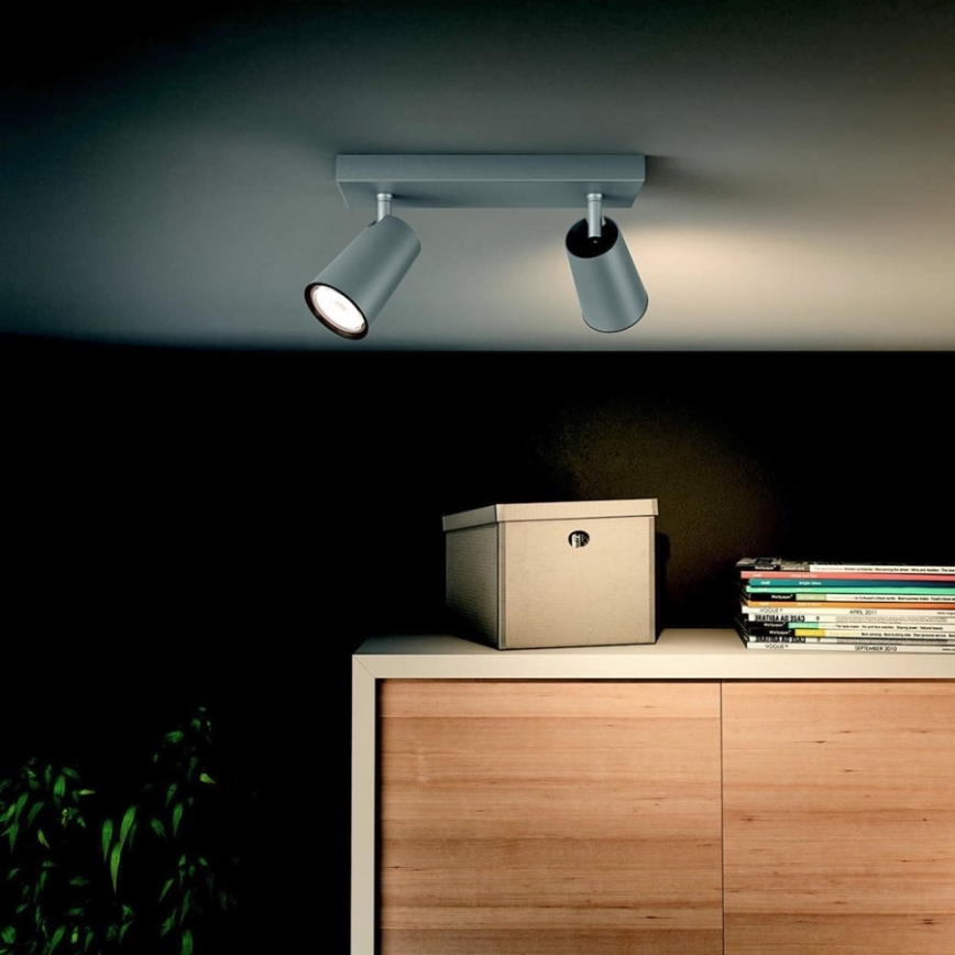 Philips - Точковий LED світильник 2xGU10/5,5W/230V