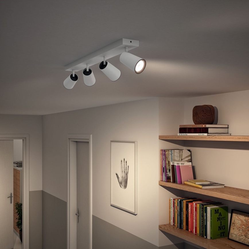 Philips - Точковий світильник 4xGU10/5,5W/230V