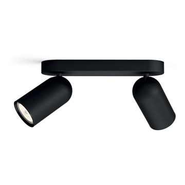 Philips 50582/30/PN - Точечный светильник MYLIVING PONGEE 2xGU10/10W/230V