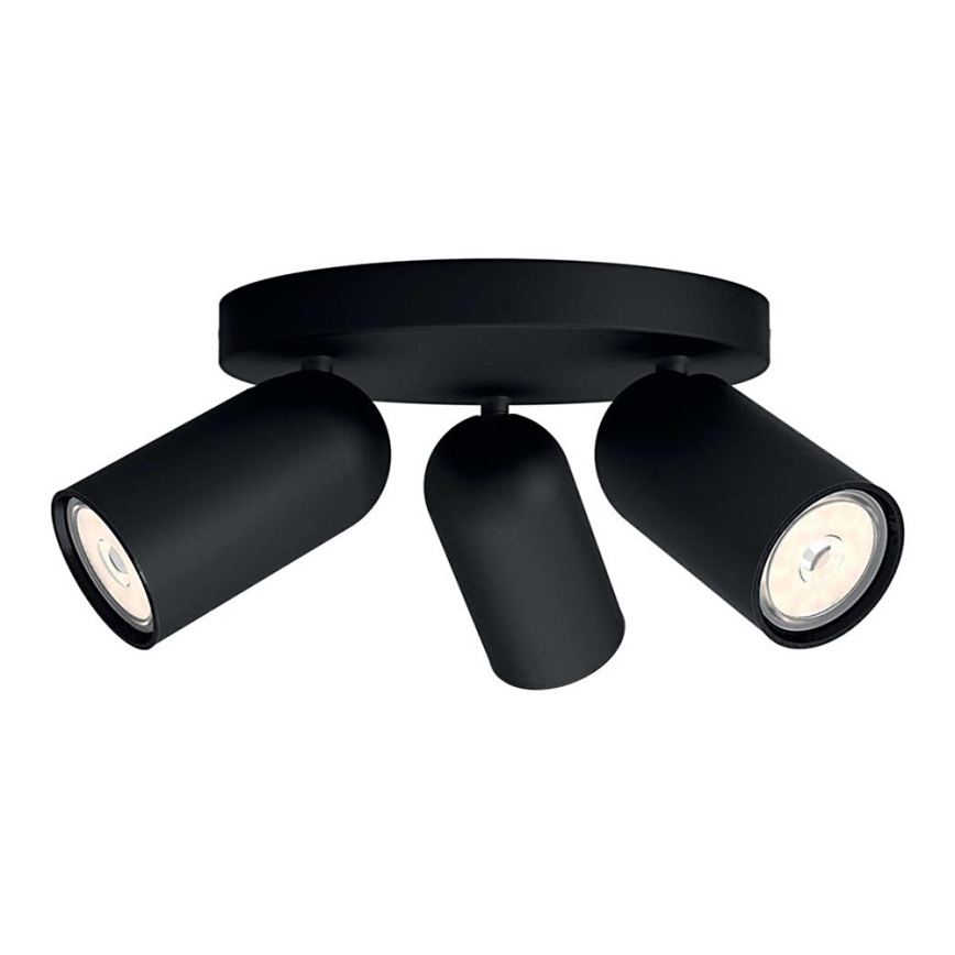 Philips 50583/30/PN - Точковий світильник MYLIVING PONGEE 3xGU10/5,5W/230V