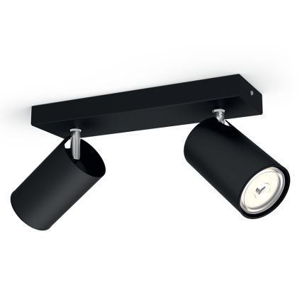 Philips 50592/30/PN - Точечный светильник MYLIVING KOSIPO 2xGU10/10W/230V