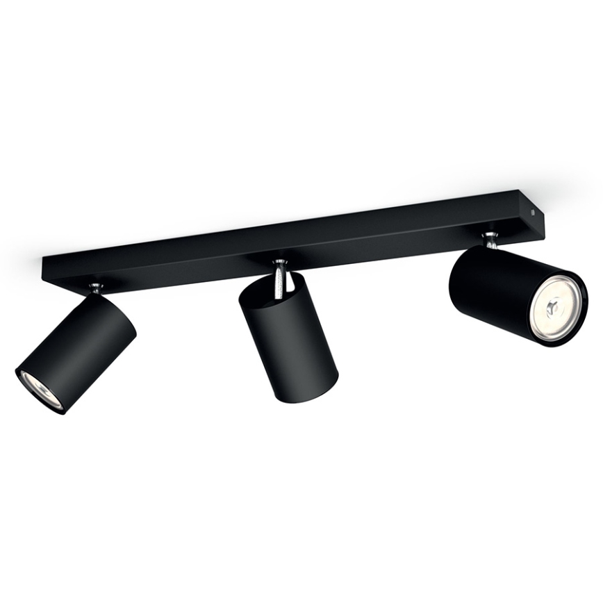 Philips 50593/30/PN - Точечный светильник MYLIVING KOSIPO 3xGU10/5,5W/230V