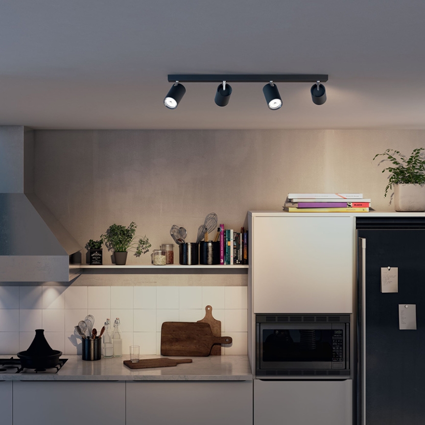 Philips 50594/30/PN - Точечный светильник MYLIVING KOSIPO 4xGU10/10W/230V
