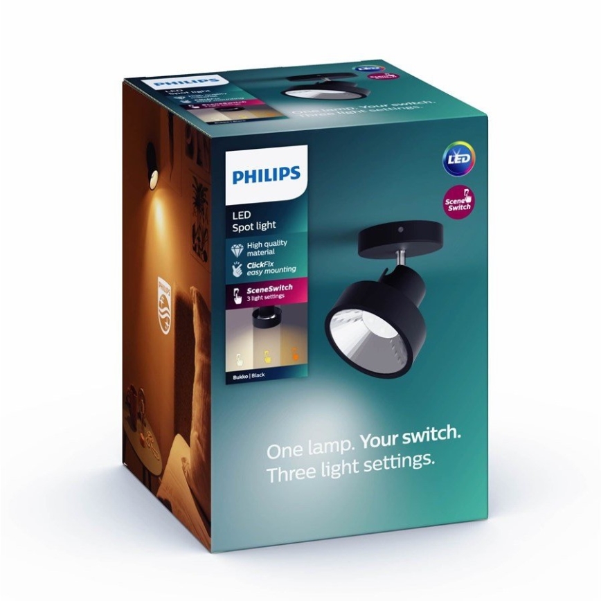 Philips 50601/30/P0 - Точковий LED світильник BUKKO LED/4,5W/230V
