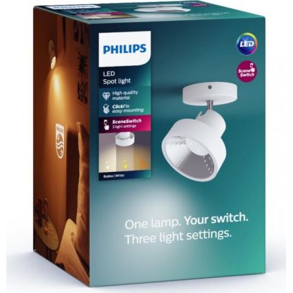 Philips 50601/31/P0 - Точковий LED світильник BUKKO LED/4,5W/230V