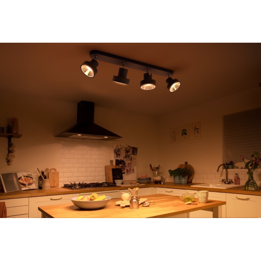 Philips 50604/30/P0 - Точковий LED світильник BUKKO 4xLED/4,3W/230V