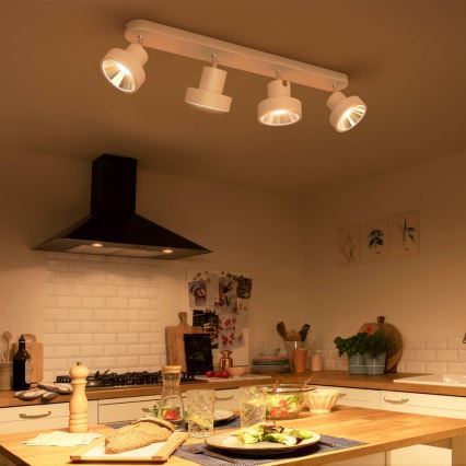 Philips 50604/31/P0 - Точковий LED світильник BUKKO 4xLED/4,3W/230V