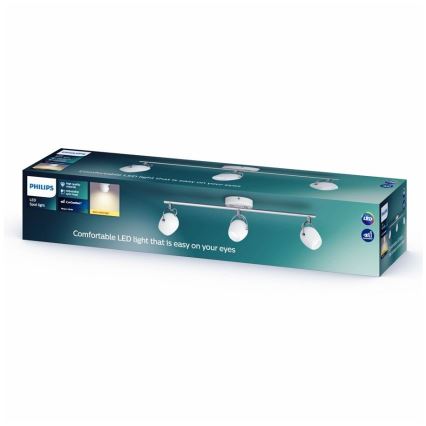 Philips 50613/31/P0 - Точковий LED світильник RIVANO 3xLED/4,3W/230V
