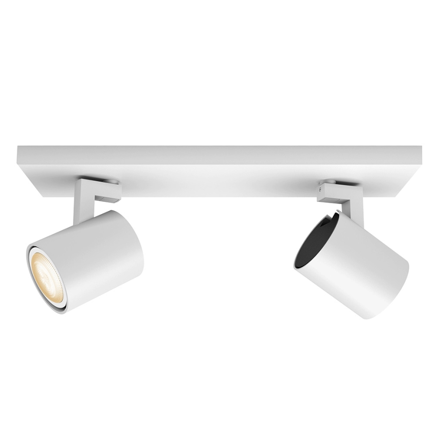 Philips - Светодиодный точечный RGBW-светильник с регулированием яркости Hue ARGENA 2xGU10/5,7W/230V